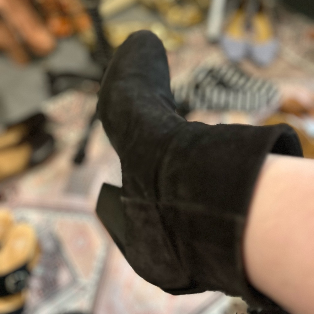 RAG & BONE CHARCOAL BLACK SUEDE - 40 (9.5-10) - Picture 4 of 8